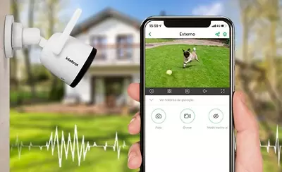 Câmera Wifi Full Hd Externa Intelbras - Sem fios